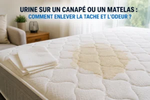 urine sur un canapé ou un matelas, Comment enlever la tache et l'odeur ?