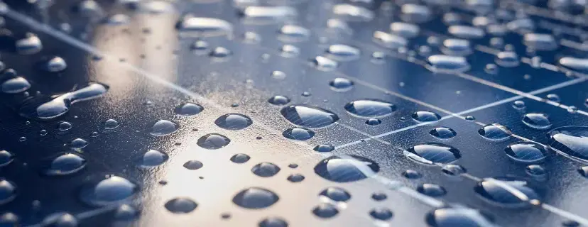 La pluie suffit-elle à nettoyer des panneaux solaires ?