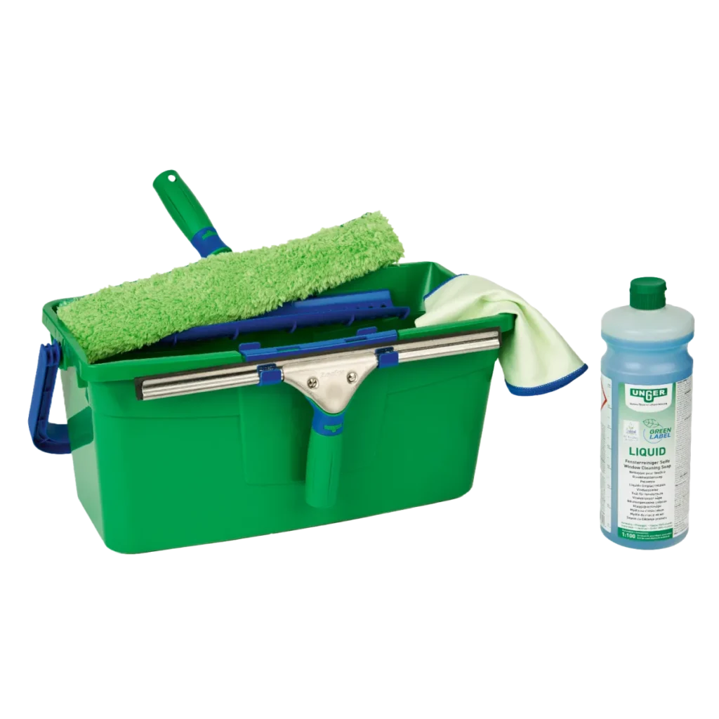 Pack de matériel professionnel pour nettoyer les vitres